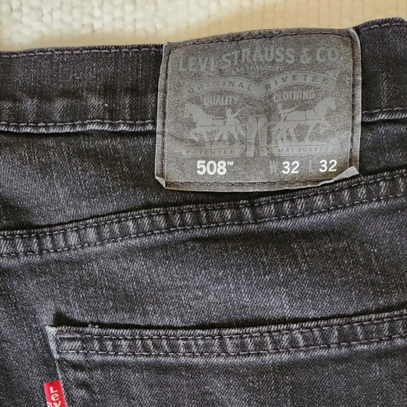 Men's Levi jeans black 508 size 32/32 - Picture 4 of 4